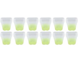 Herbruikbare Kweekpot met 12 Labels en Drainagegaten - Zachte Siliconen Basis voor Planten, Vochtige Kweekdomeinen en Vierkante Zaailingen
