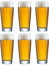 Cookinglife Duitse Bierglazen Willybecher 330 ml - 6 stuks