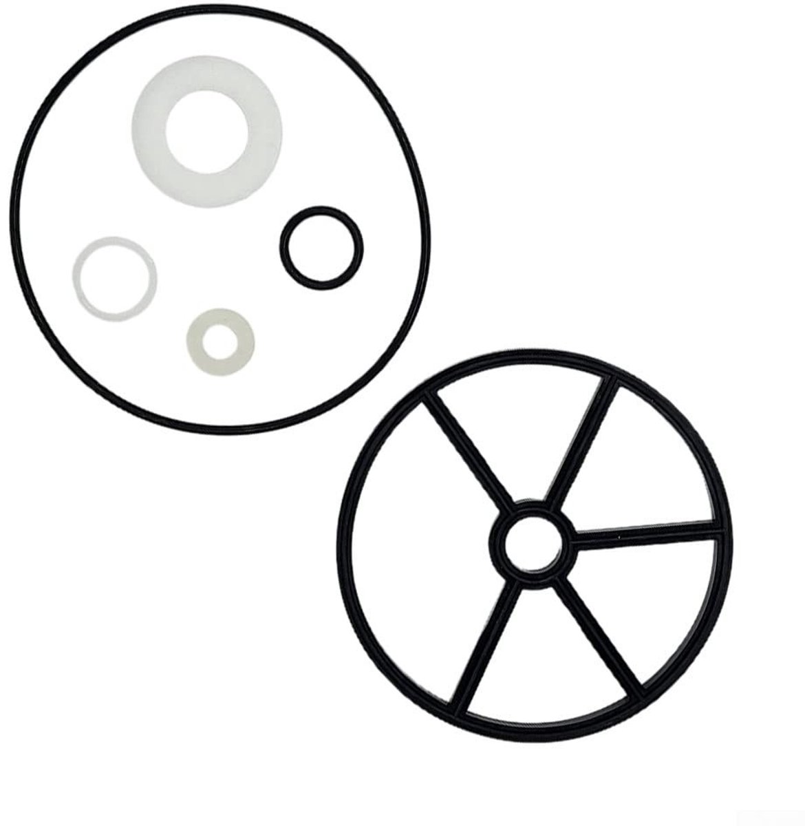 Dailygoods- Filterklep Vervangingsset - Hoogwaardig Materiaal - Inclusief O-Ringen - Duurzaam en Praktisch - Geschikt voor Hayward - Eliminatie van Slanglekken - Filterklepset