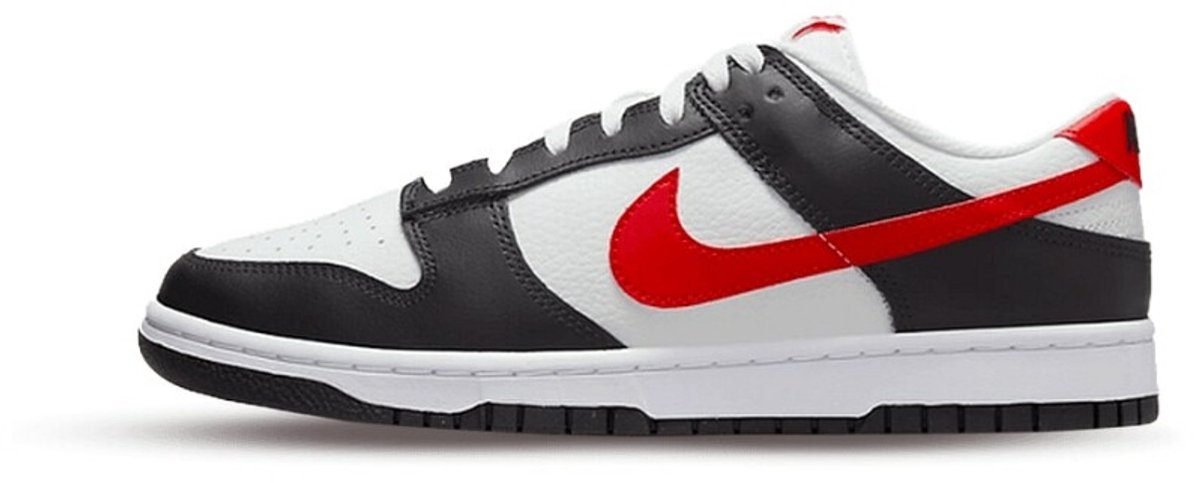 Nike Dunk Low Retro Swoosh Panda FB3354-001 Zwart