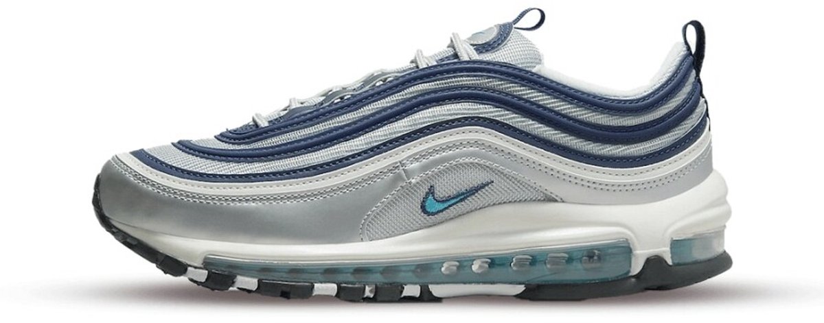 Nike Air Max 97 Damesschoenen Metallic /Midnight /Chlorine Zilver