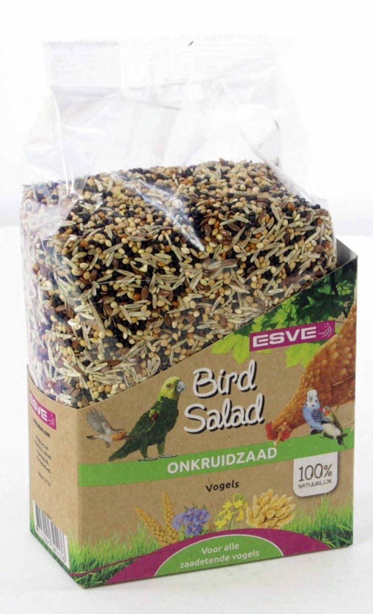 ESVE Bird salad onkruidzaad | natuurlijke zadenmix als extra voer | 500 gram