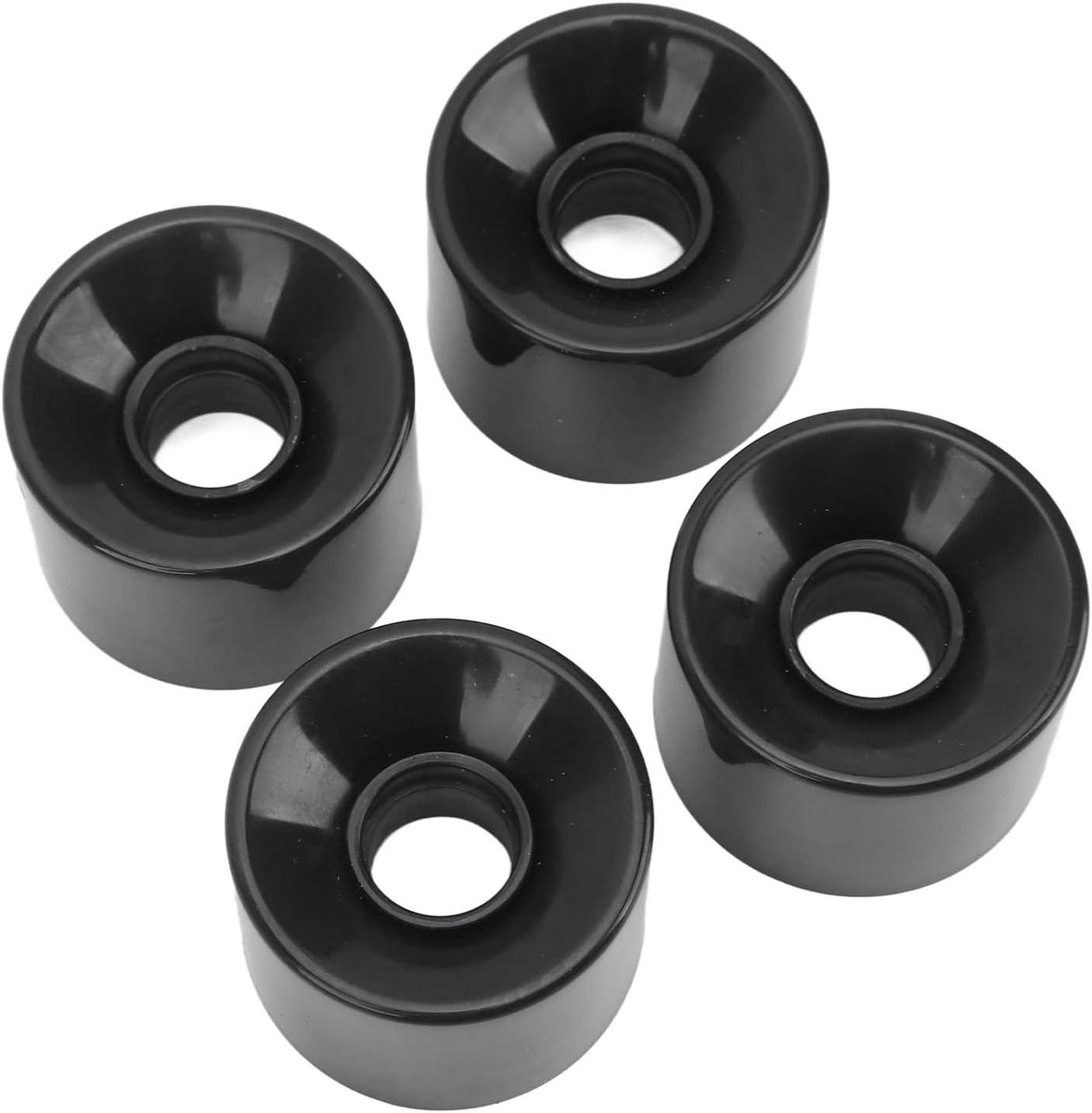 Skateboardwielen Set PU Wielen Visplank Skaten op Straat Hoge Slijtvastheid 60 x 45 mm
