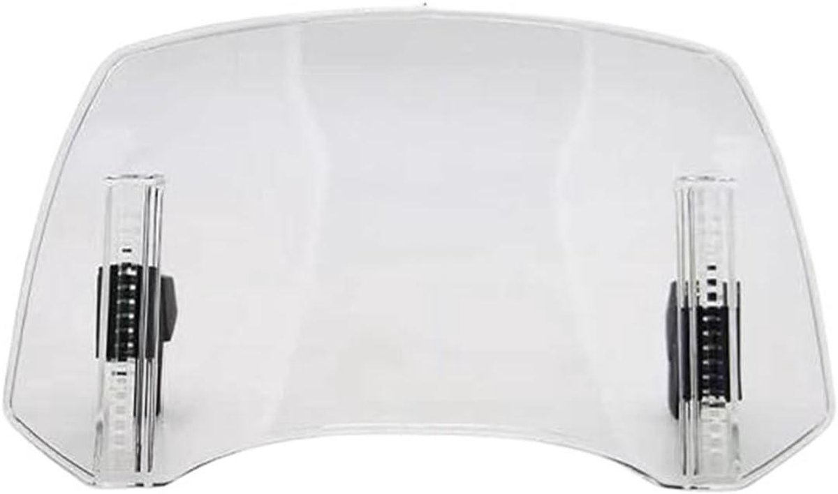 Motorfiets Windscherm - Verhoog Deflector - Bescherming Tijdens Ritten - Verbetert Rijcomfort - 1x1x1 cm - Transparant