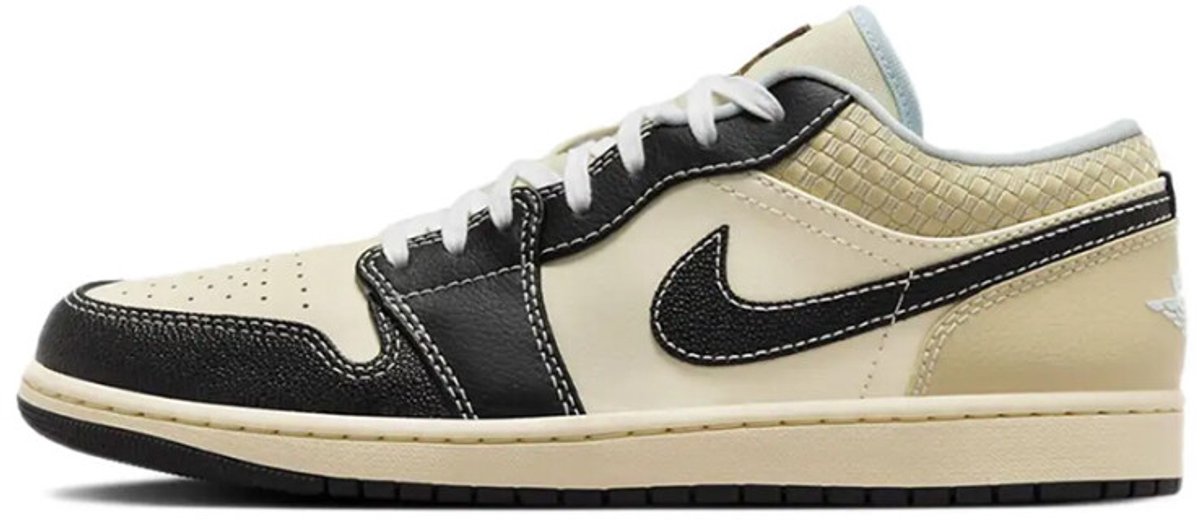 Jordan 1 Low SE Coconut Milk Black Muslin