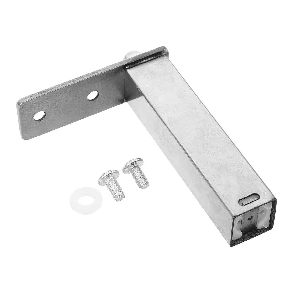 Koelkastdeur Scharnieren - Vrieskast Onderdelen - Apparatuur Repareren - Veerbelast Zelfsluitend - 10.5 cm - Zilver