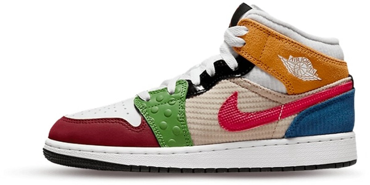 Air Jordan 1 Mid SE Patchwork (GS) - Maat 39