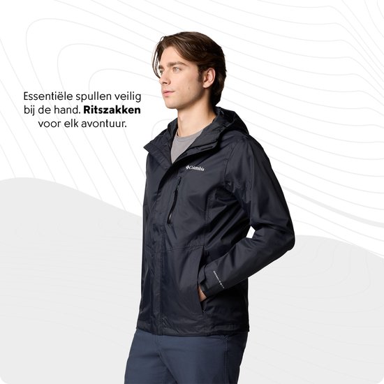 Columbia Pouring Adventure™ III Jacket Men's Jas - BLACK - Maat XXL