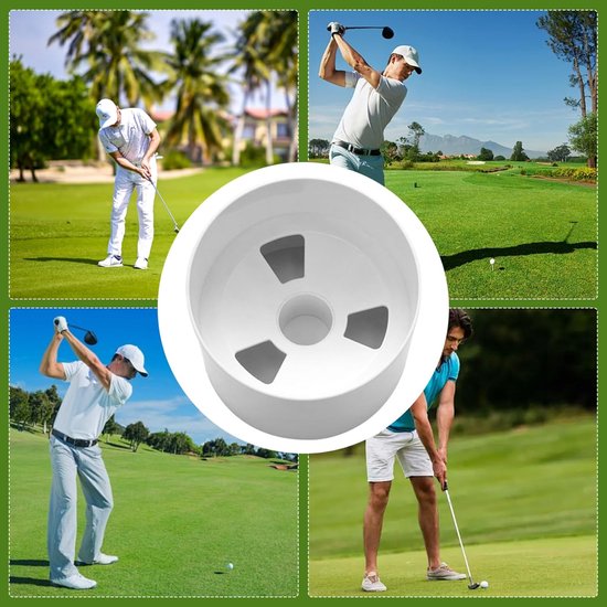Golf Hole Cups - Putting Cups - Oefenen Golfvaardigheden - Hol Ontwerp - 4.2x3.9 INCH - Wit van GOLF — afbeelding 3