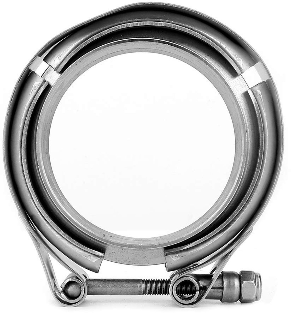 aladdien - Turbo Uitlaat - V-band Klem - Kwaliteit - 2.75 Inch - Flens Kit - Perfect voor Turbo Systemen - Compact