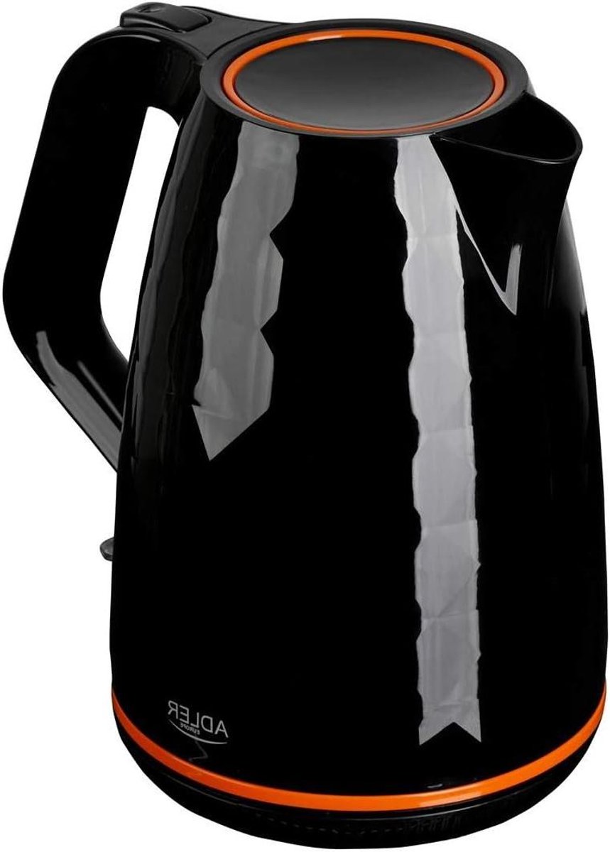 Elektrisch Waterkoker - Waterkoker RVS - Snel Water Koken - Verborgen Verwarmingselement - 1.7 Liter - Wit Grijs