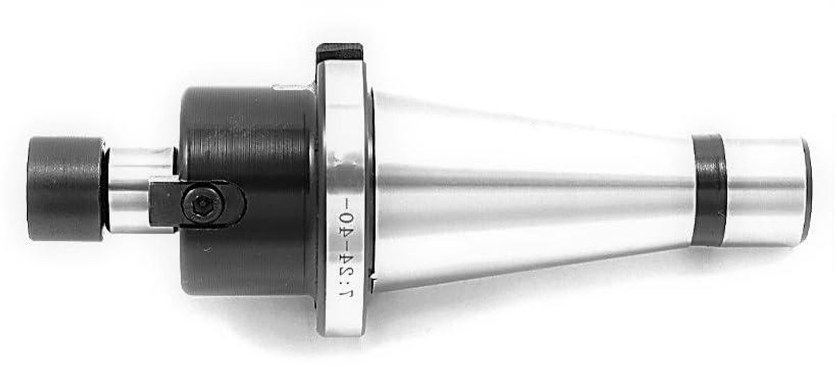 Einde Freeshouder - Freesgereedschap Houder - Metaalbewerking Frezen - NMTB 40 Taper - 1 inch Boring - Zilverkleurig