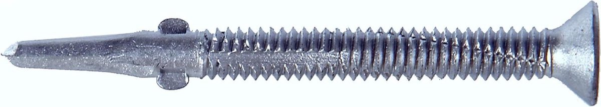 Zelfborende Schroeven - Metaalschroeven Boorschroeven - Metaal Verbindingen Maken - Boort en Bevestigt Tegelijk - 1LB Verpakking - Zilverkleurig