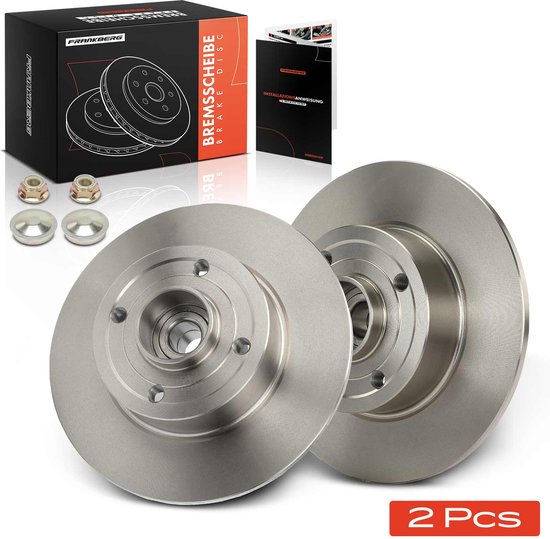 Foto: Frankberg 2x remschijven achteras voor renault