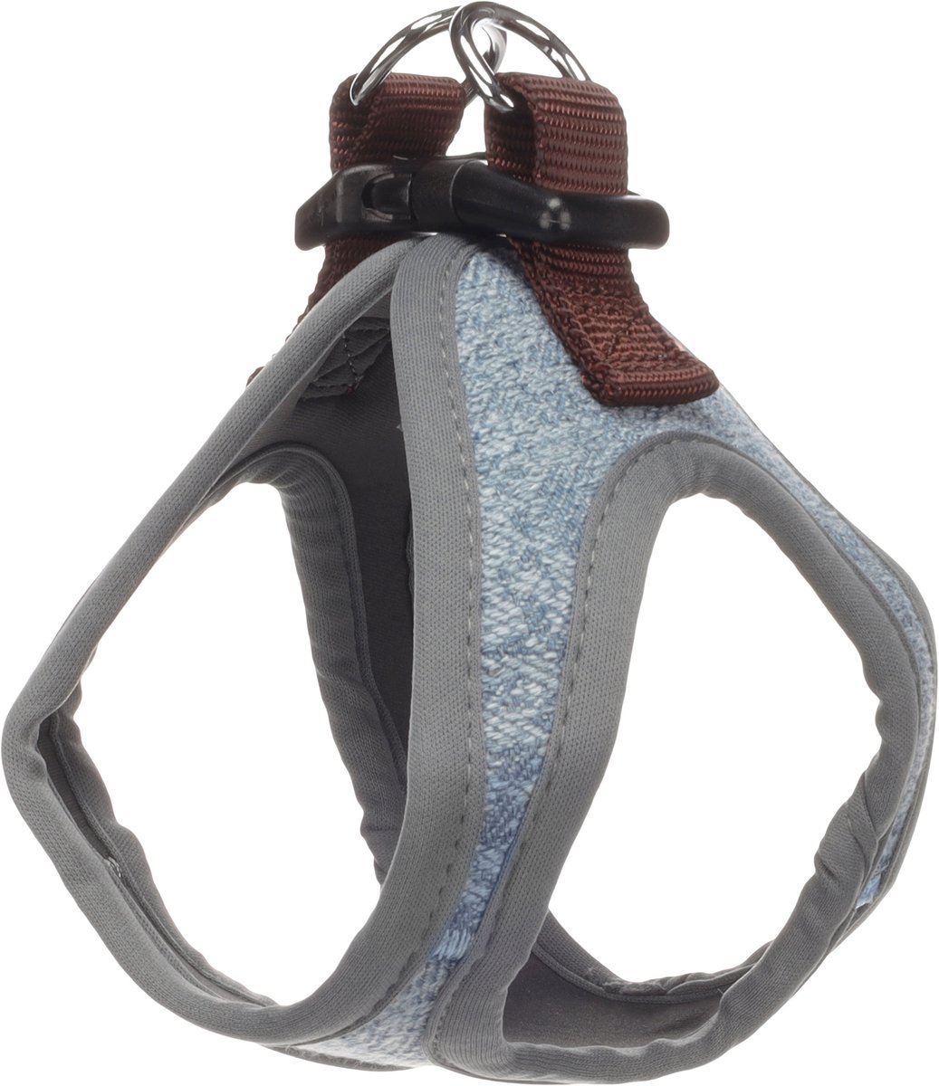 Flamingo Hond Harnas Step&Go Nelson Blauw XS 30cm 30cm