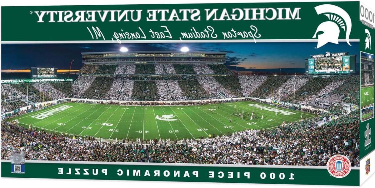 Panoramische Legpuzzel - Puzzel Michigan State - Ontspanning thuis - Grote panoramische afbeelding - 1000 stukjes - Meerdere kleuren