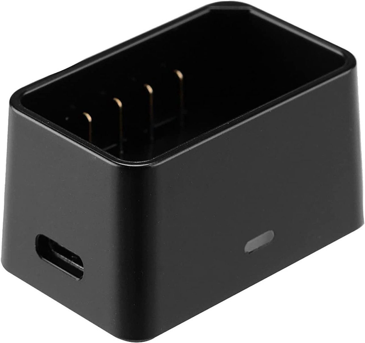 USB Batterijlader - Flitslader Oplader - Batterijen Opladen - Type C Interface - 62 Gram - Zwart