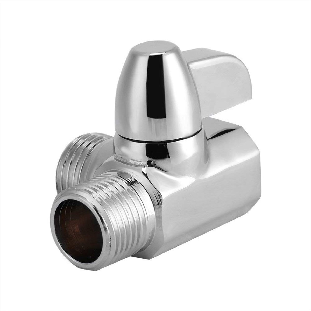 VT Goods - Shower Inverter Valve - 3 Way Adapter - Anti-roest - Chrome - G1/2 Inch - Voor Douches - T-vormig Model