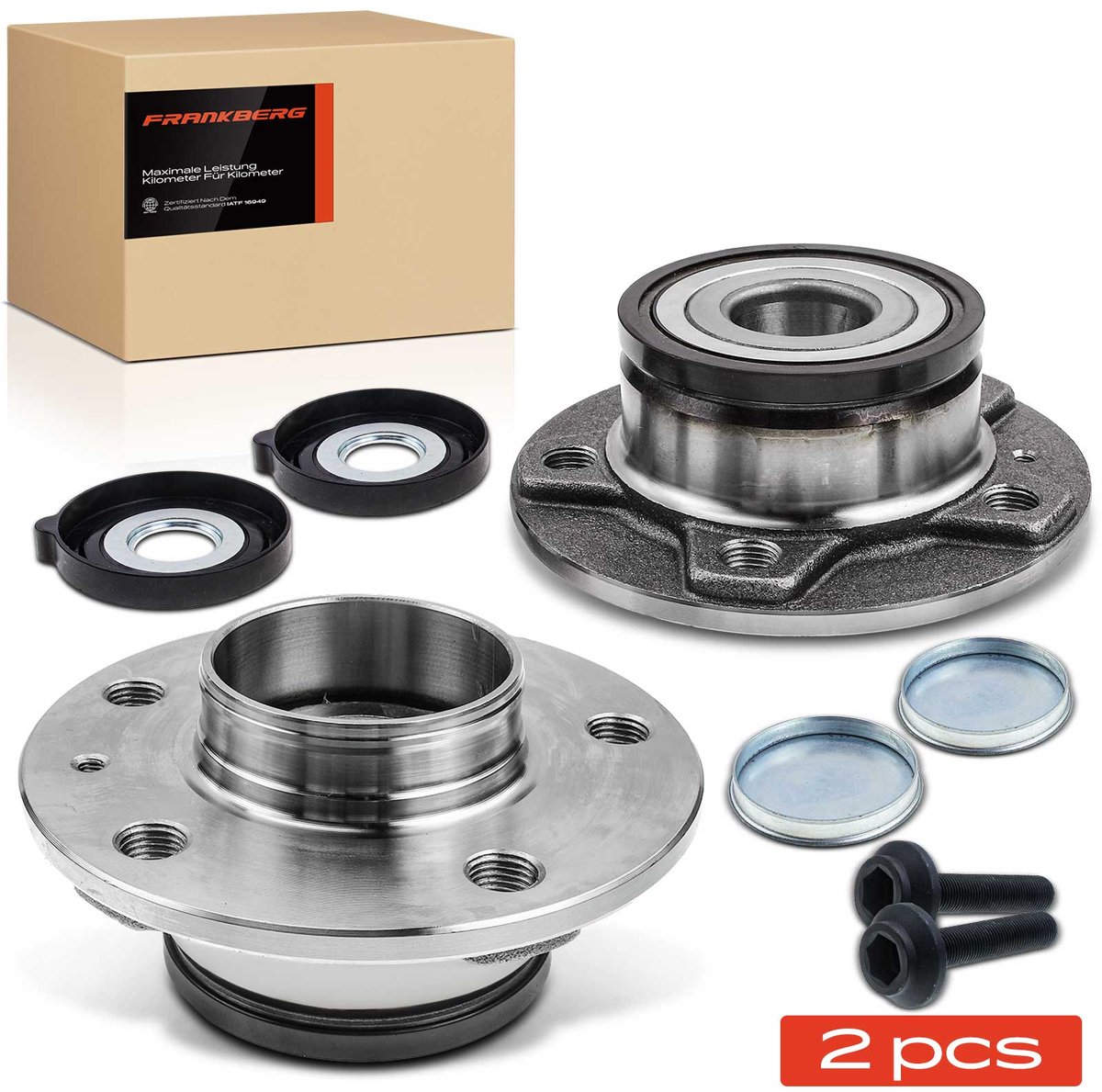 Frankberg 2x Wielnaaf Set Voor voor BMW 5er E28 6er E24