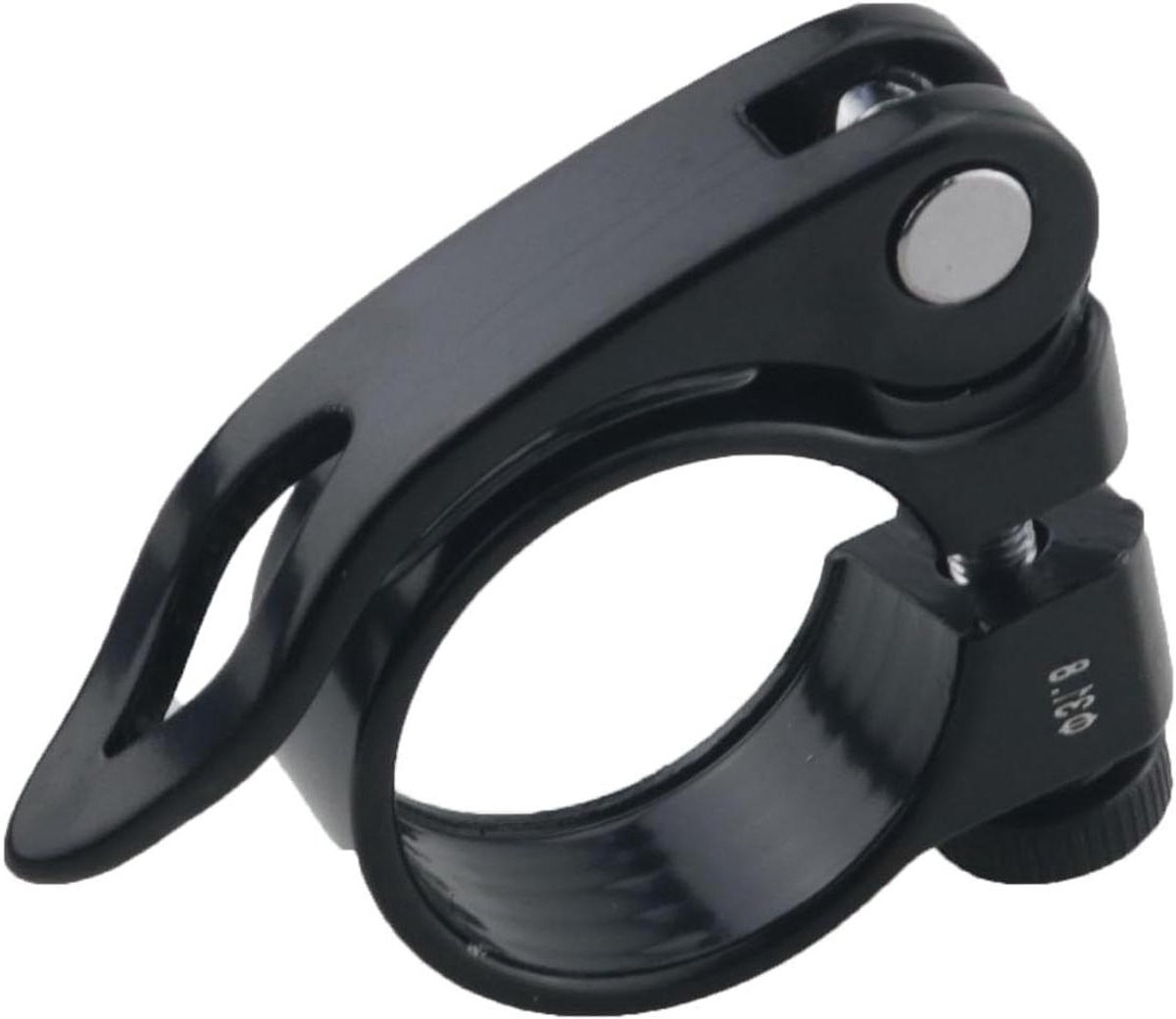 Fiets Zadelpenklem - Zadelpen Clip - Fiets Zadel Verstellen - Quick Release Ontwerp - 31.8mm - Zwart