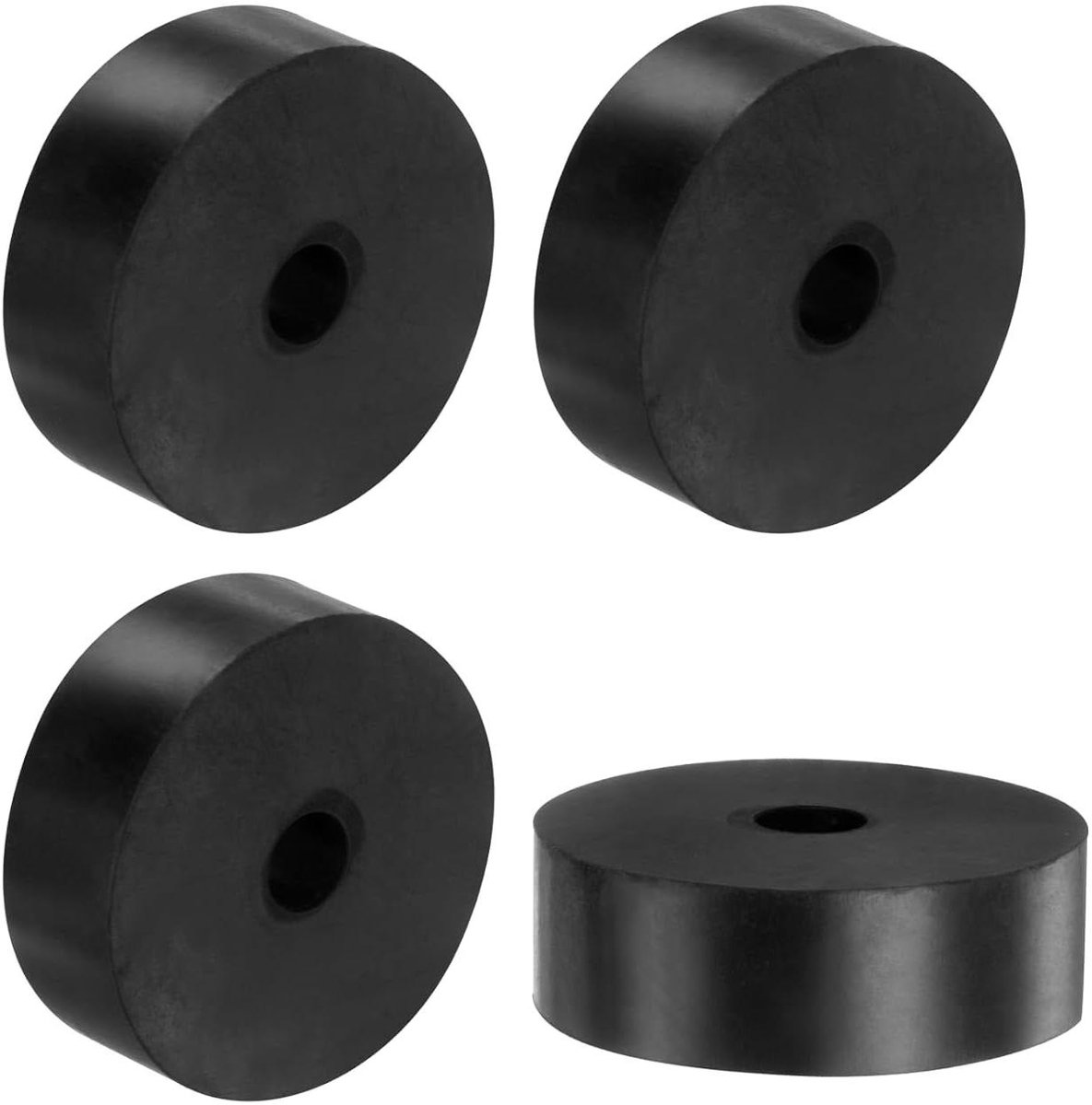Rubberen Ring - Afstandshouder Spacer - Trillingen Dempen - Hoge Belasting Rubber - 60mm Buitendiameter - Zwart