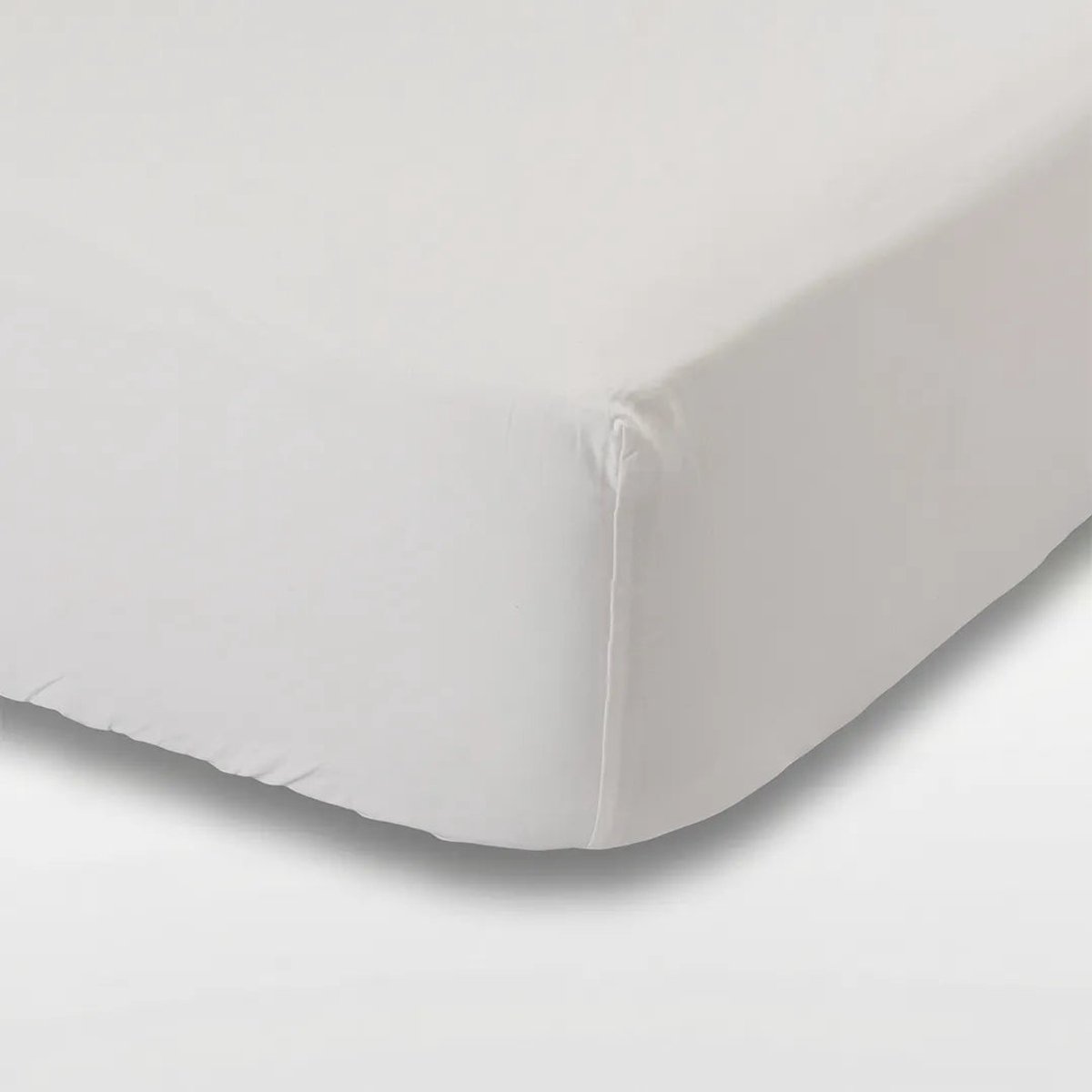 Wit 100% Katoensatijn Hoeslaken 180x200 - Voor matrassen van 18–25 cm & Zijdezacht en ademend katoensatijn