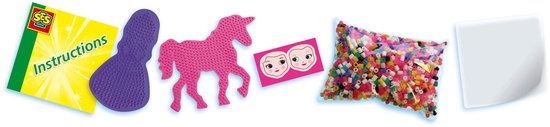 SES Creative - Beedz - Unicorns en Prinsessen - 2100 Strijkkralen met Grondplaten en Strijkvellen - Vanaf 5 Jaar
