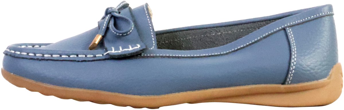 LBS leren mocassin