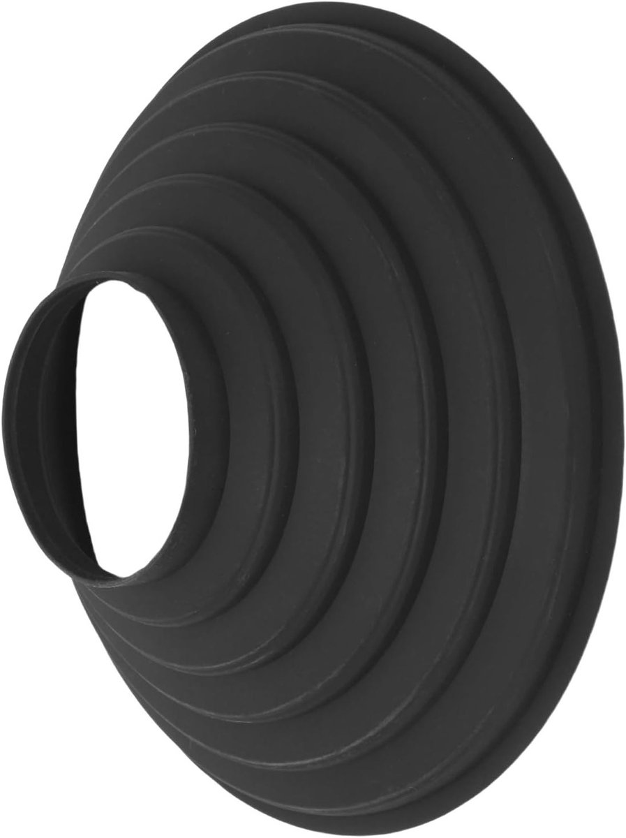 Opvouwbare Siliconen Lenskap voor DSLR-camera's van 70 tot 90 mm - Universele Inklapbare Lensbescherming voor Fotografie en Videografie