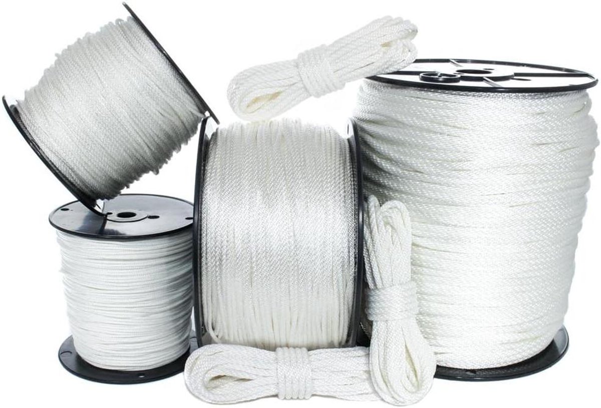 Nylon Touw - Vlecht Touw - Buitenactiviteiten - Rotbestendig - 1/8" tot 1/2" - Wit