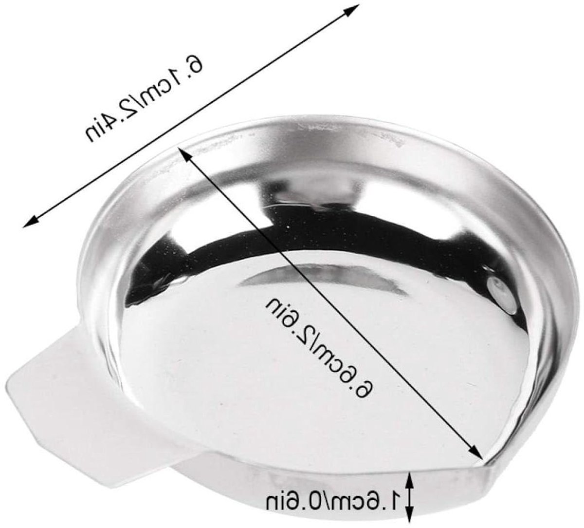 Weegschaal Pan - Juweliers Bakje - Sieraden Afwegen - Gebogen Mond - 6.6 cm Diameter - Zilver