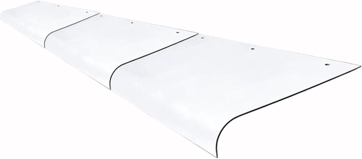 Patio Luifel - Veranda Overkapping - Buiten Beschermen - Geluidsisolerend Polycarbonaat - 300cm Lengte - Transparant