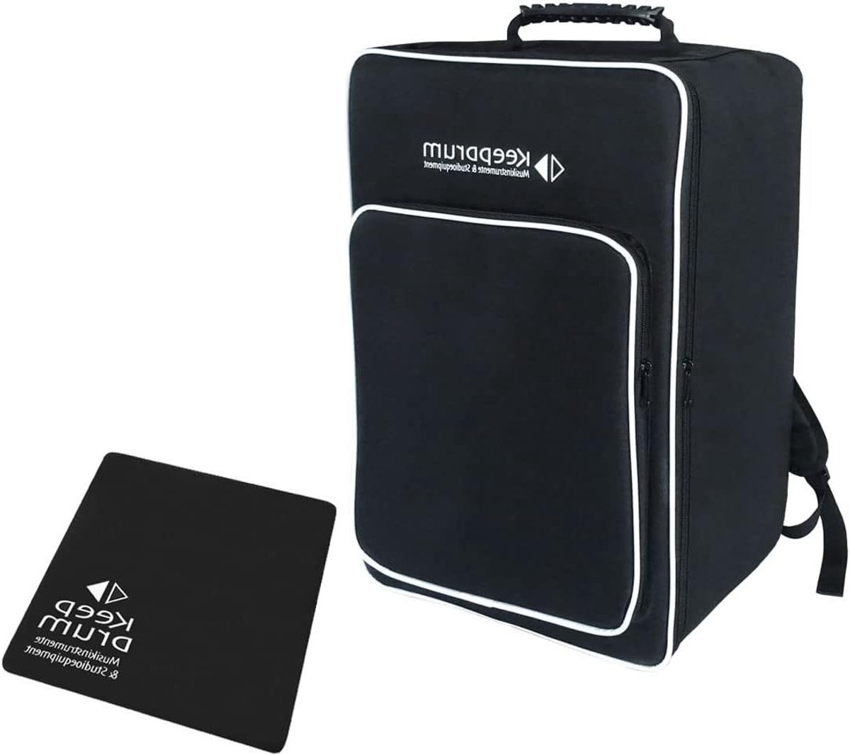 Cajon Tas - Percussie Rugzak - Muziek Transport - Waterafstotend Polyester - 31x32x51cm - Zwart