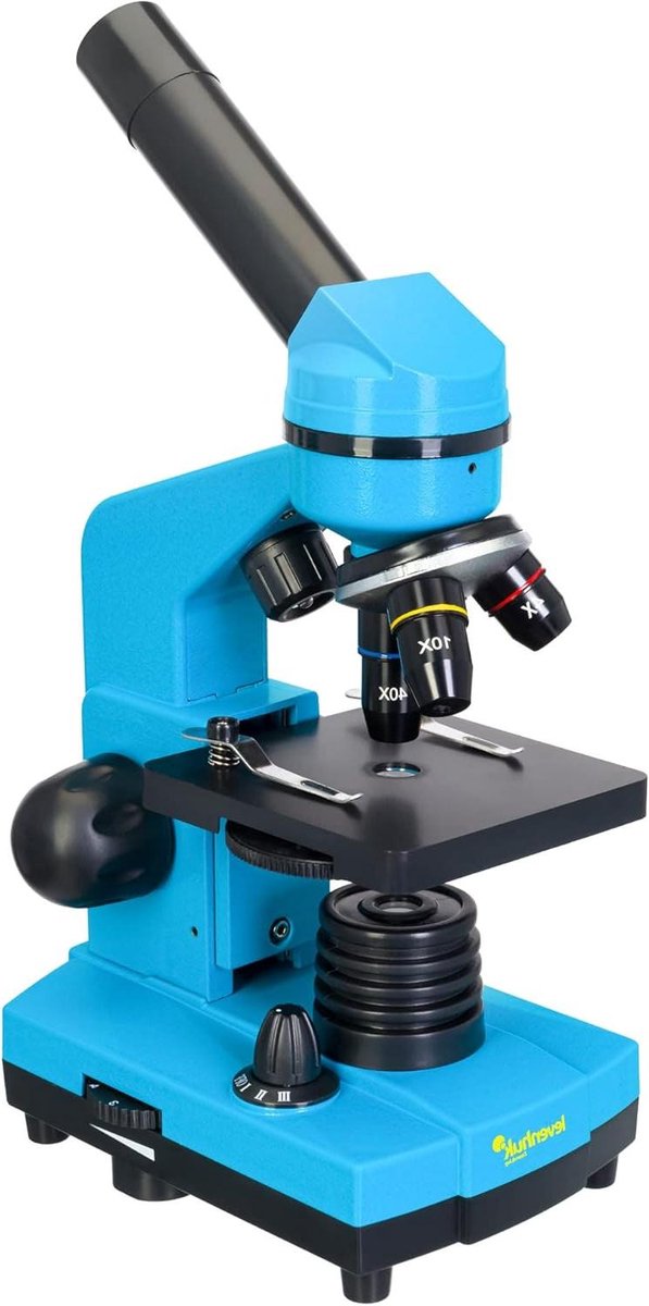 Kinder Microscoop Set - Educatieve Kit - Wetenschappelijk Onderzoek - 400x Vergroting - 1.53 Kilogram - Azure