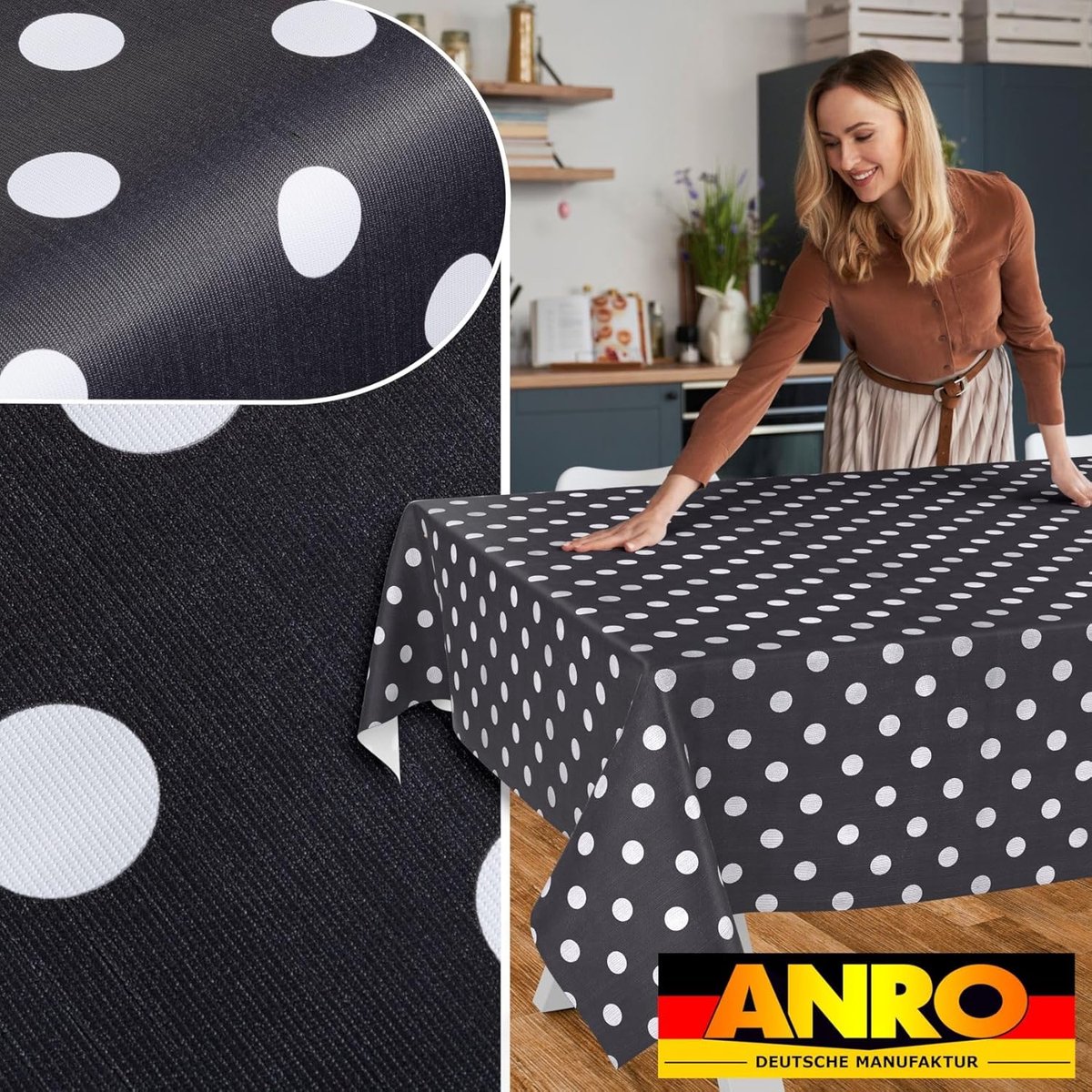 Tafelkleed - Afwasbaar kleed - Tafel beschermen - Waterafstotend - 100 x 160 cm - Grijs