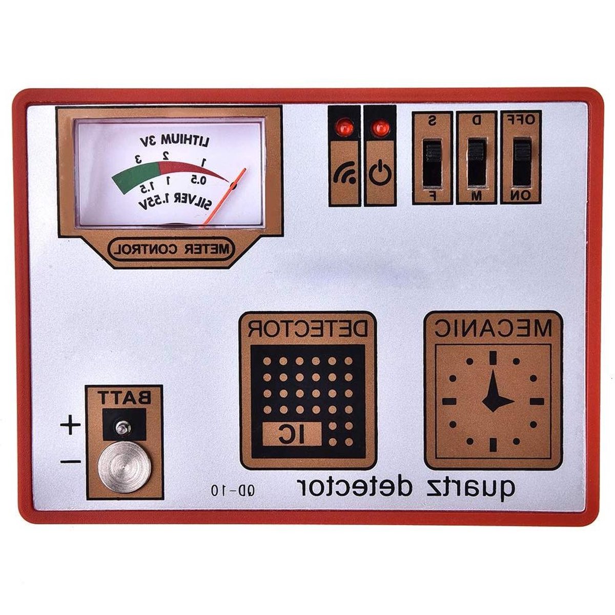 Horloge Demagnetizer - Tijdgrapher Tester - Horloges Repareren - Multifunctionele Tester - 10x10x10 mm - Zilver