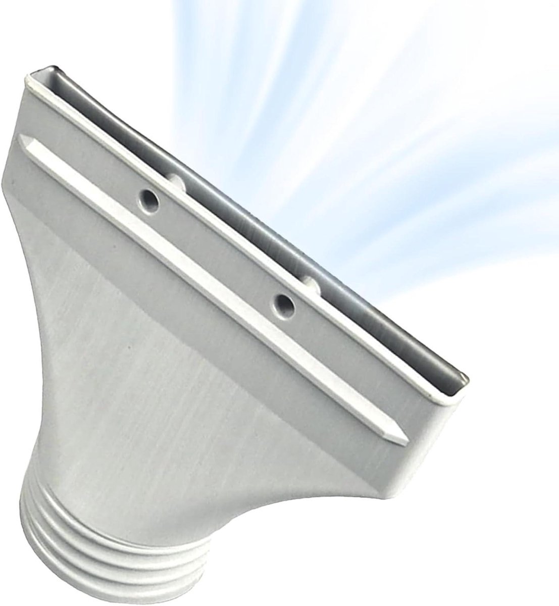 Slangadapter Airco - Afvoerslang connector - Efficiënte Afvoer - Stroomlijnvorm Ontwerp - 25 x 22 x 10 cm - Wit Grijs