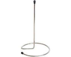 Decanterdroogrek — 20 cm glazen decanterdroger — Gebalanceerde houder — Rubbergecoat, krasbestendig displayrek — Droogrek voor aan de lucht
