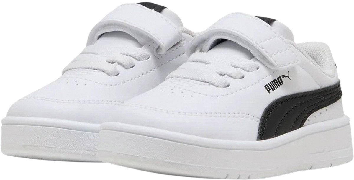 Puma Court Classic Clean AC Sneakers Junior Zwart
