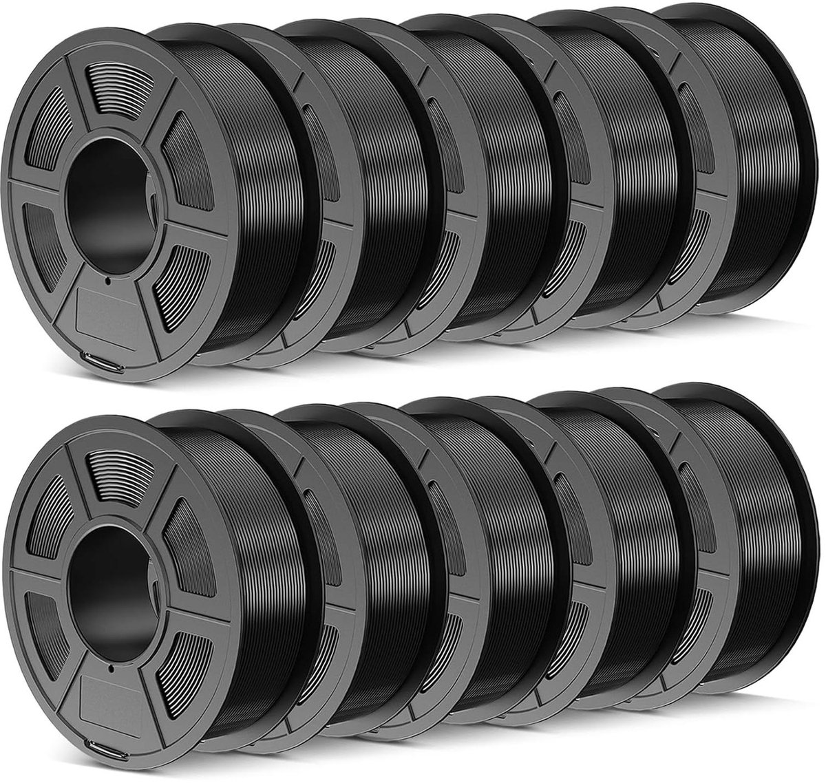PETG Filament - 3D Printer Draad - Model Maken - Hoge Taaiheid - 10 kg - Zwart