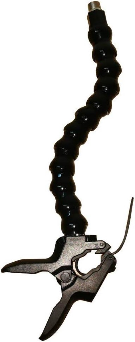 Tafel Mic Clamp - Microfoonhouder Grip - Opnames Maken - Zwanenhals Extension Mount - 66 Inch Max Hoogte - Zwart