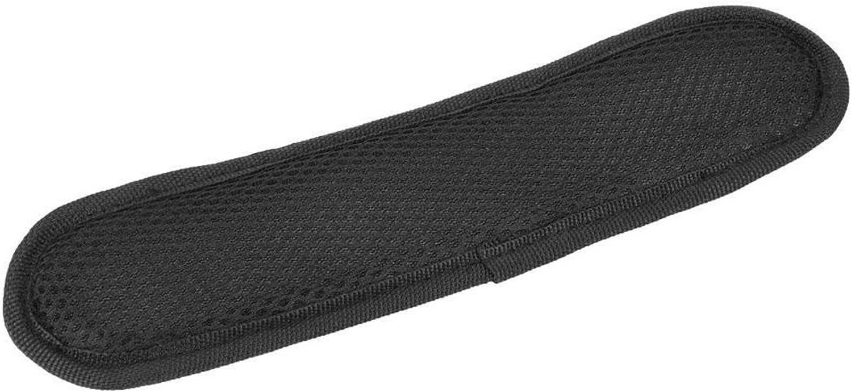 Schouderkussen Rugzak - Schouderbeschermer Riem - Comfortabel Dragen - Traagschuim Vulling - 40 Gram - Zwart