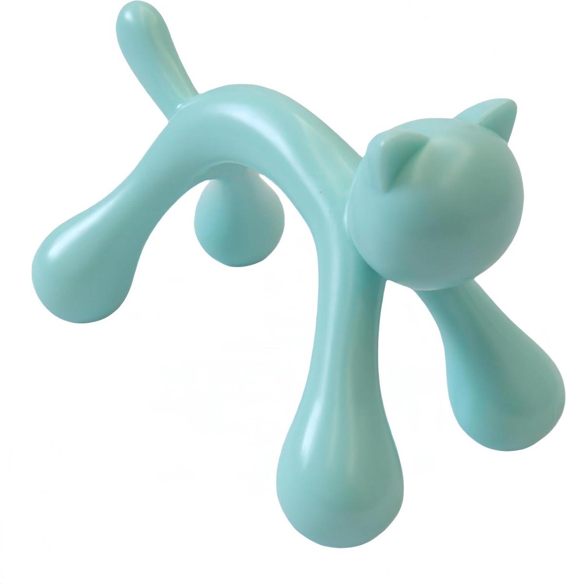 Mini Massager - Spierontspanner Tool - Spierpijn Verlichten - Vierpunts Drukontwerp - 12.29 x 7.39 x 8.28 cm - Blauw