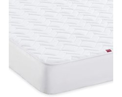 Matrasbeschermer Gewatteerd - Matrasdek Matras Oplegger - Matras Beschermen - Omkeerbaar - 90 x 190 cm - Nube