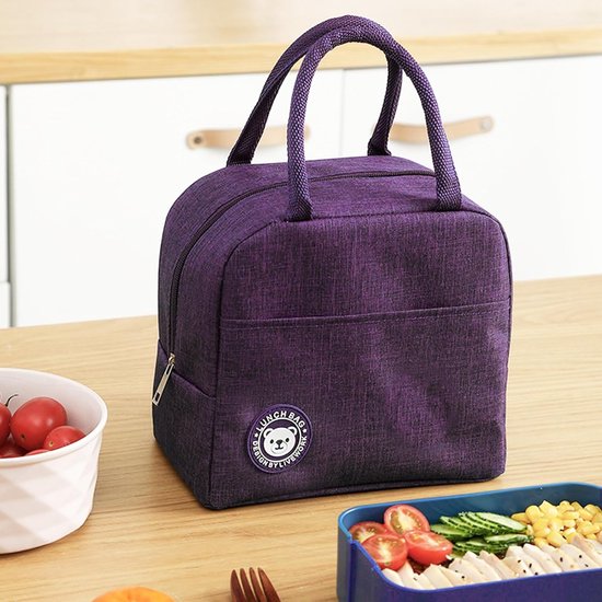 Kleine Koelbox Set van 2 Stuks, 6.2 L, Dubbele Laag, Dikke Lunchtas, Vouwbaar, Ideaal voor Picknicks, Kantoor en School — afbeelding 4