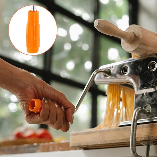 Vervangbare Handgreep voor Pastamachine, Interchangeable Metalen Crank, Accessoires voor Zelfgemaakte Pasta en Universele Pastamolen Compatibiliteit van Merkloos — afbeelding 2