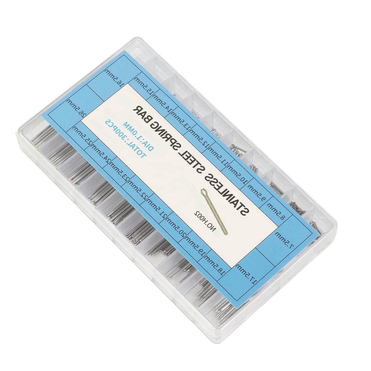 Stalen Splitpennen voor Horlogeband Reparatie - 1.0mm, Duurzaam en Betrouwbaar - Essentiële Onderdelen voor Horlogeherstel en Onderhoud