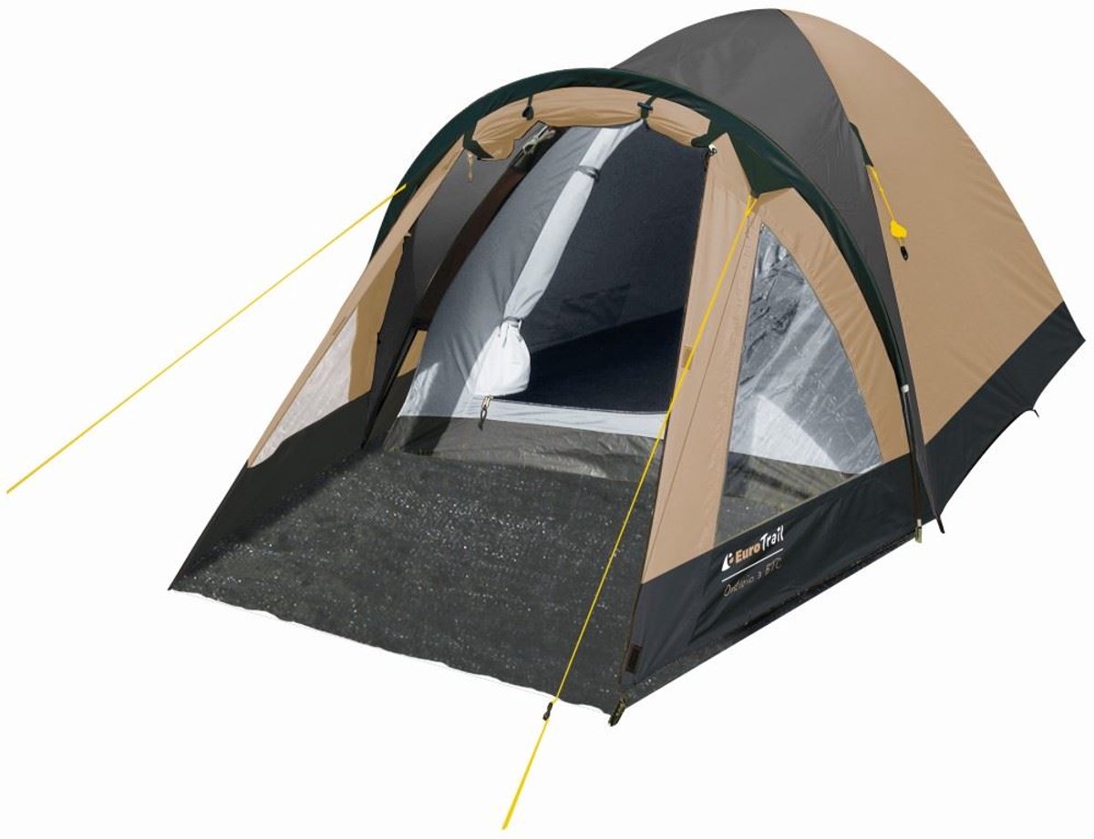 Eurotrail Ontario 2 BTC Alu Bijzettent Beige/Charcoal