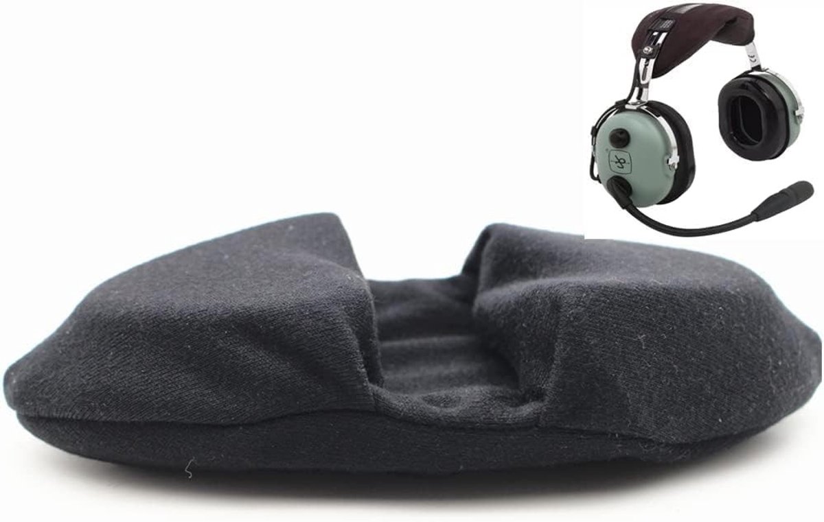 Zacht Dubbel Schuim Kussen voor Piloten, Geschikt voor David Clark H10, Rugged, Zulu en Faro Headsets