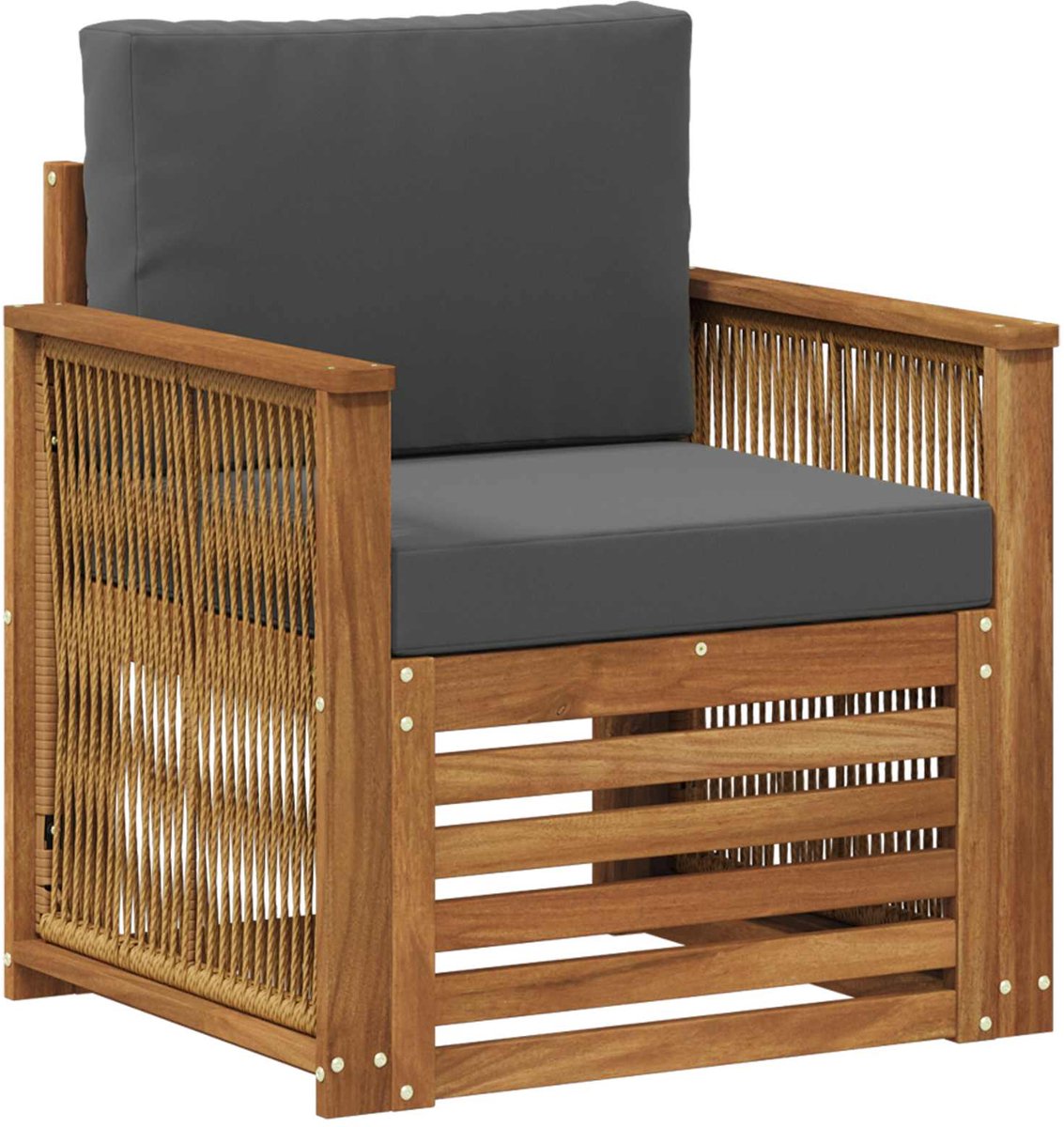 vidaXL - Buiten - Midden - Sofa - Naturel